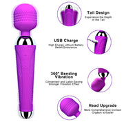 Powerful Magic Wand AV Vibrator Sex Toys for Woman Clitoris Stimulator